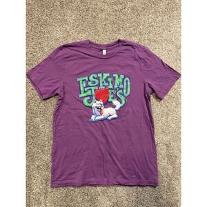 Eskimo Joe's T-Shirt‎ Mens Large Purple Stillwater OK Graphic Adopt A Pet Rescue